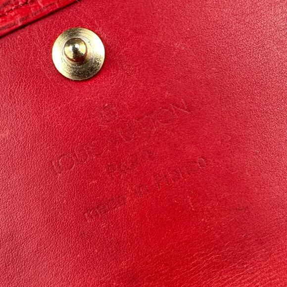 Louis Vuitton red Epi leather 6 key holder wallet keychain vintage custo… - Picture 14 of 16